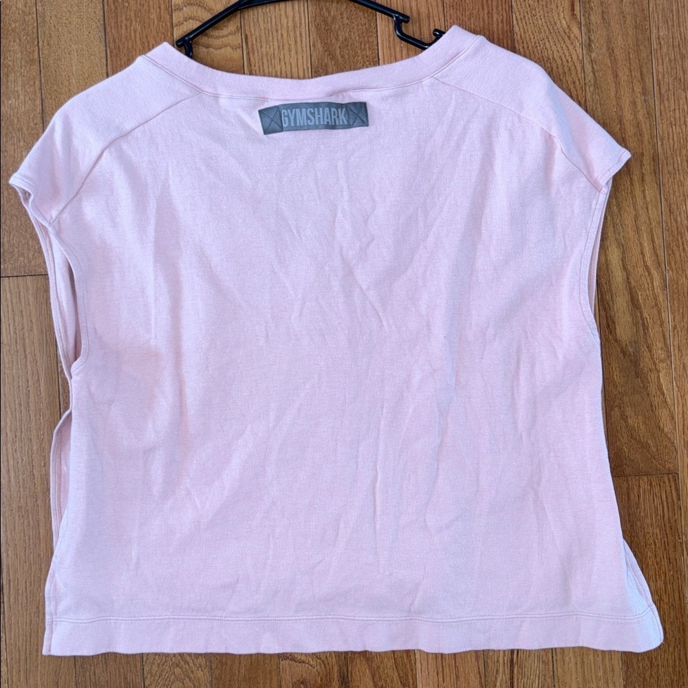 Gymshark Blush Pink Shirt Size Medium Athletic Apparel Top - Picture 12 of 12
